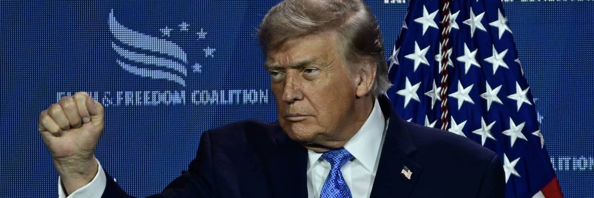 US President Trump attends Faith and Freedom Coalition' conference