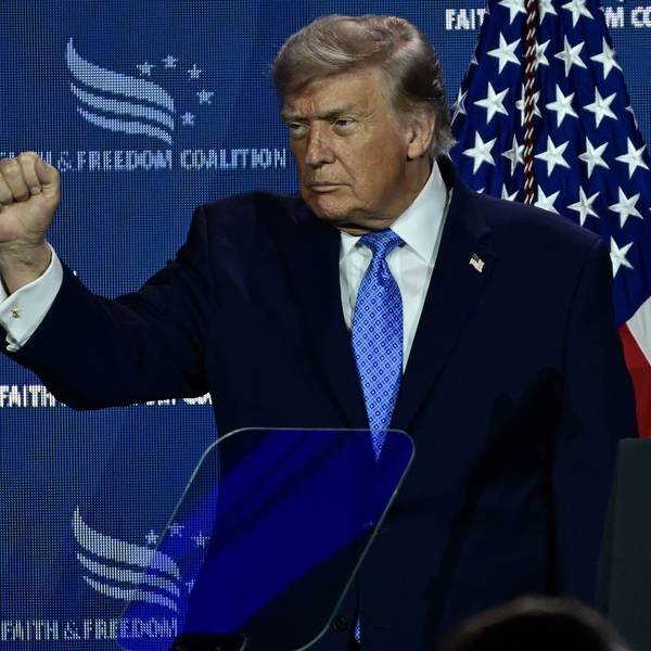 US President Trump attends Faith and Freedom Coalition' conference