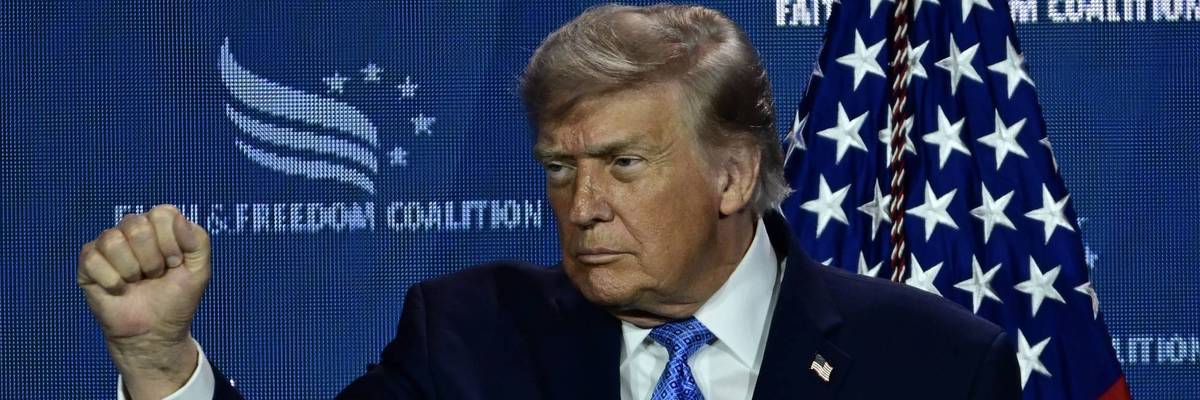 US President Trump attends Faith and Freedom Coalitionâs Road to Majority Conference 2026
