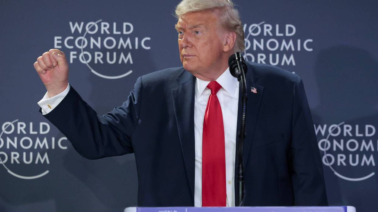 US President Trump Attends World Economic Forum In Davos