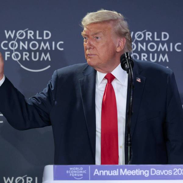US President Trump Attends World Economic Forum In Davos