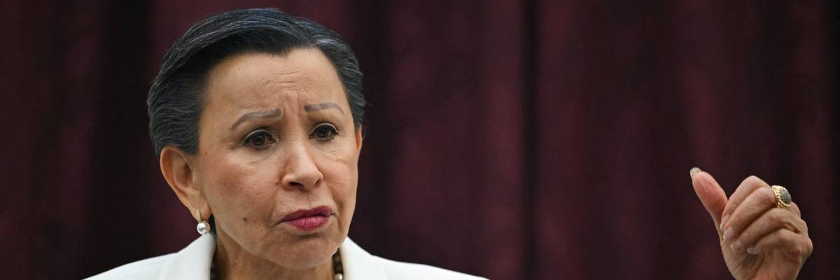 US Rep. Nydia Velázquez (D-NY) speaks during a press conference