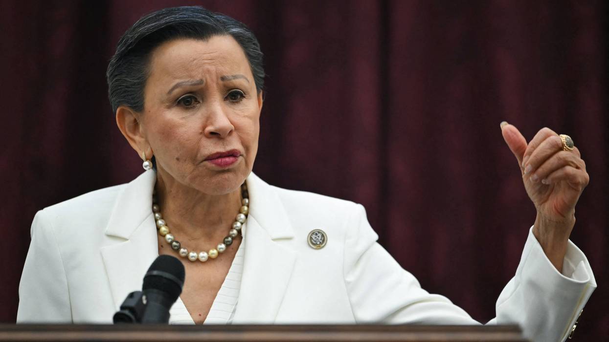 US Rep. Nydia Velázquez (D-NY) speaks during a press conference