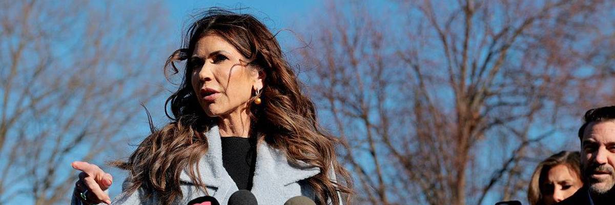 ‘This Is Just a Lie’: Kristi Noem Denies ICE Is Using Show-Me-Your-Papers Tactics in Minnesota