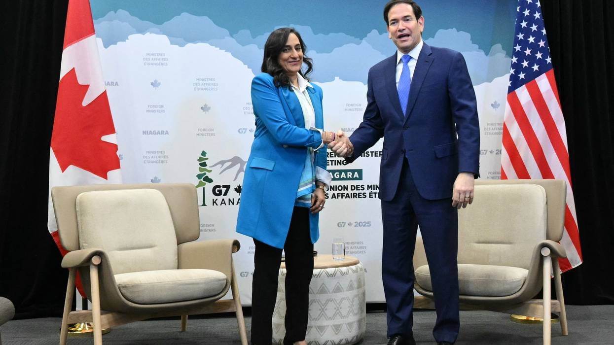 US Secretary of State Marco Rubio and Canadian Foreign Minister Anita Anand