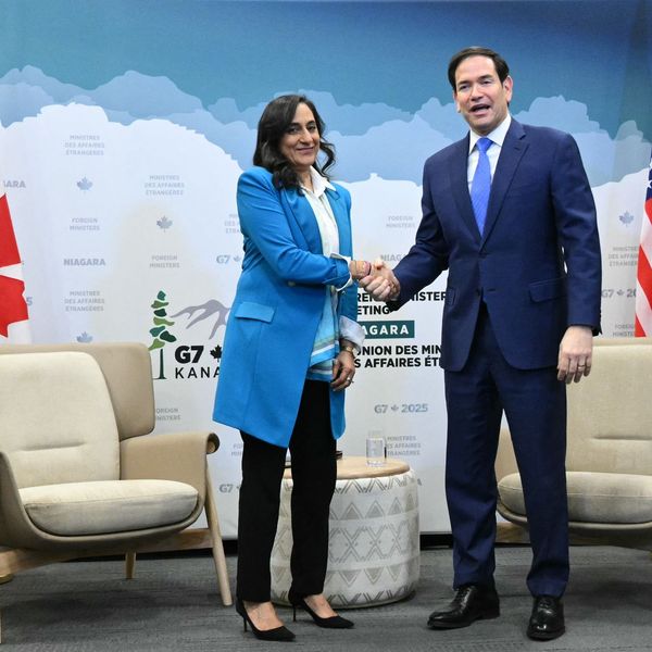 US Secretary of State Marco Rubio and Canadian Foreign Minister Anita Anand