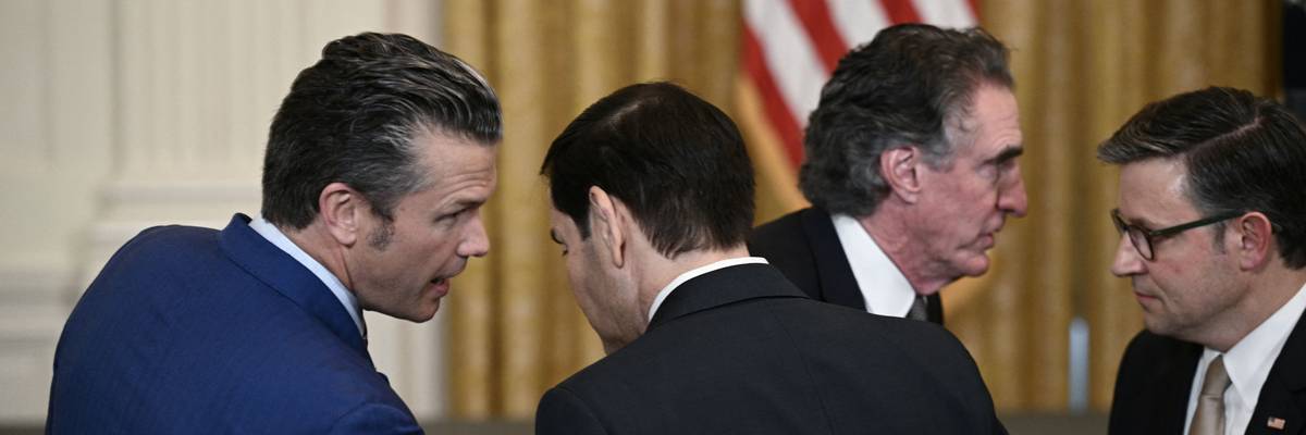 US Secretary of State Marco Rubio and Pentagon Secretary Pete Hegseth