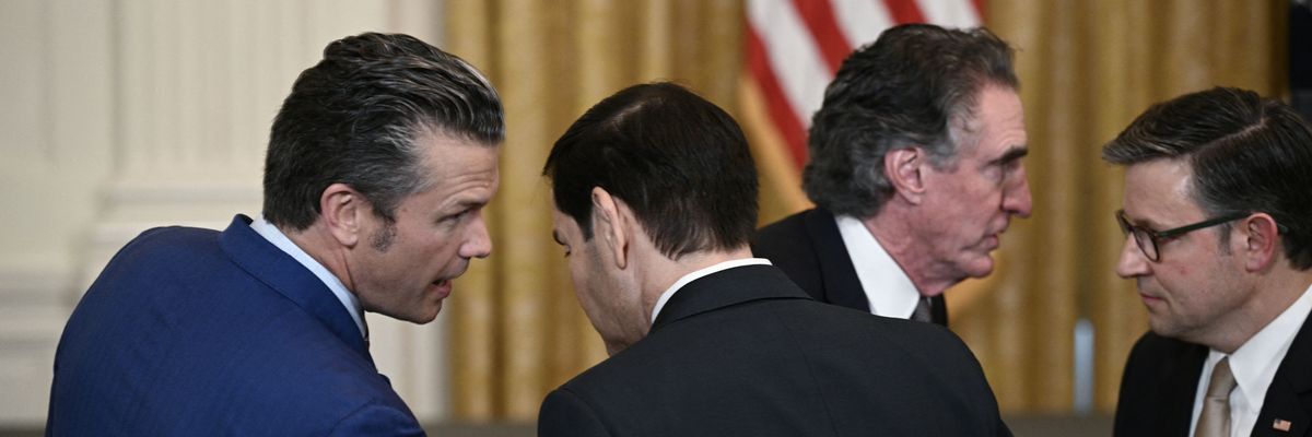 US Secretary of State Marco Rubio and Pentagon Secretary Pete Hegseth