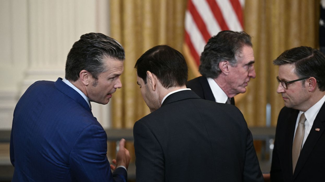 US Secretary of State Marco Rubio and Pentagon Secretary Pete Hegseth