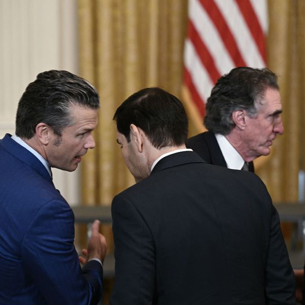 US Secretary of State Marco Rubio and Pentagon Secretary Pete Hegseth