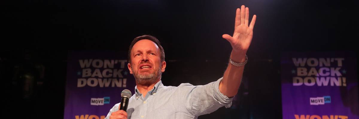 US Sen. Chris Murphy (D-Conn.) speaks during a Won't Back Down event