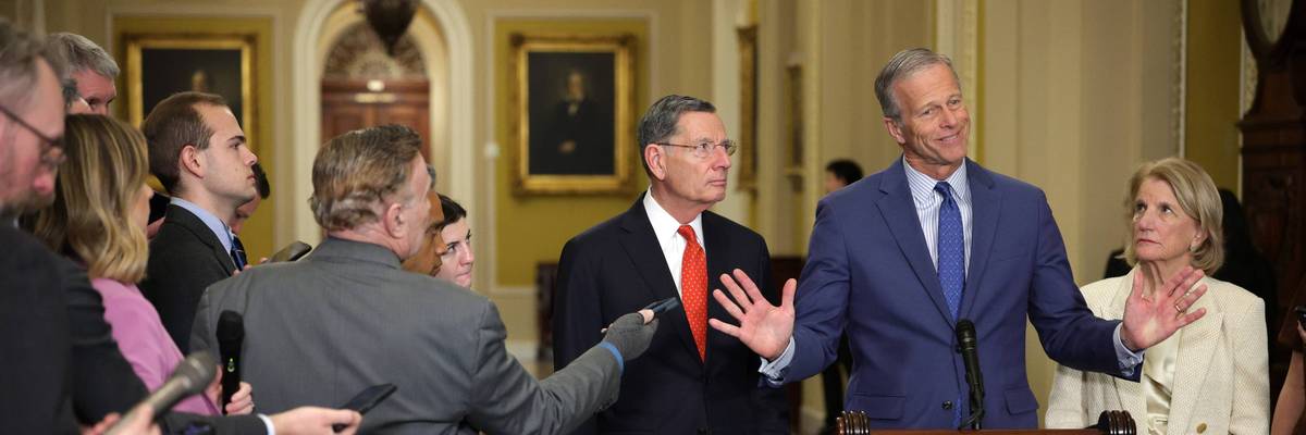 US Senate Majority Leader John Thune