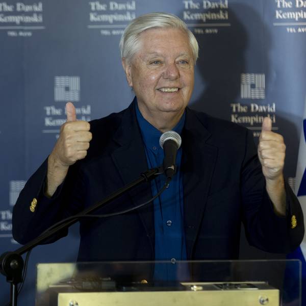 US Senator Graham Holds Press Conference In Israel