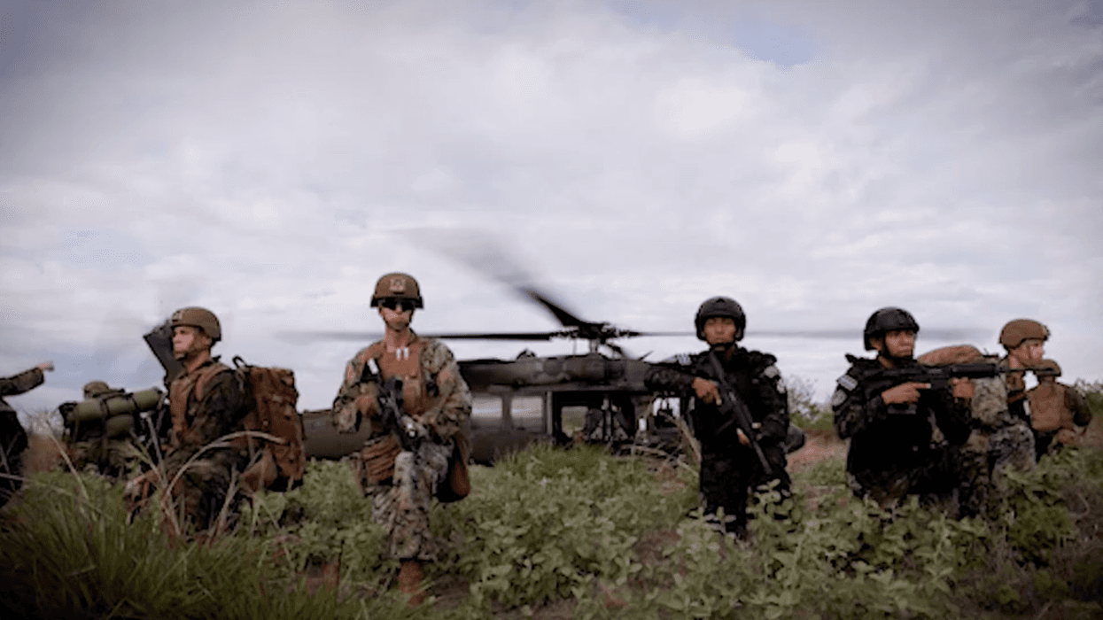 US soldiers take part in a joint operation in Latin America