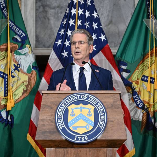 US Treasury Secretary Scott Bessent holds press conference