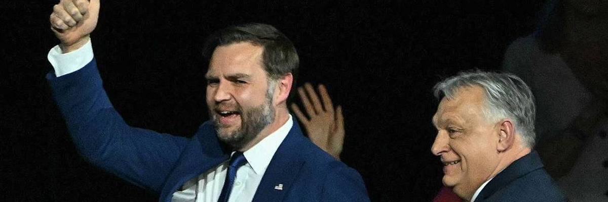 Vance Campaigns for Orbán as Polls Show Hungary's Authoritarian Leader in Danger of Being Ousted