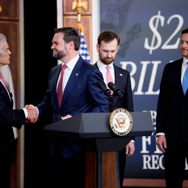 US Vice President JD Vance and Mehmet Oz