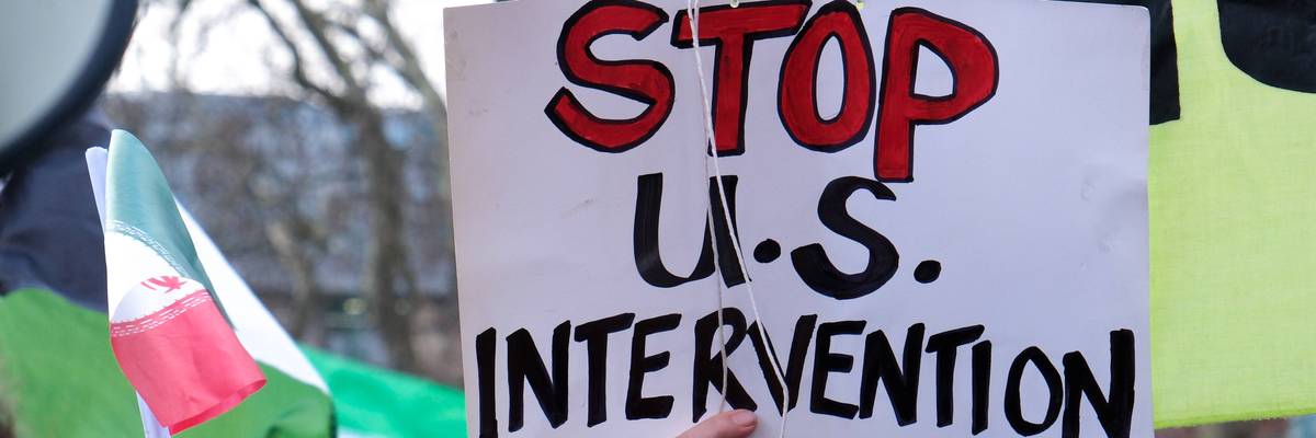 USA and Israel attack Iran protests, London