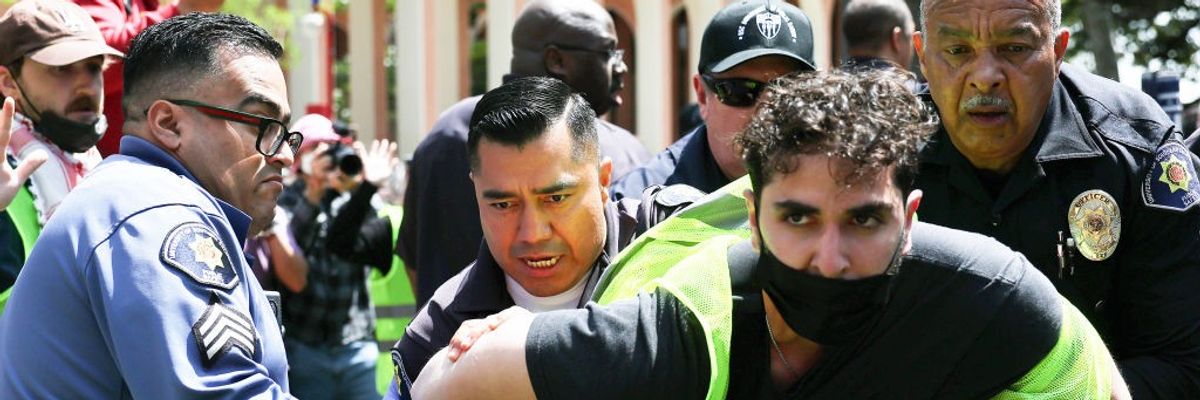 USC Students Hold Protest In Support Of Gaza