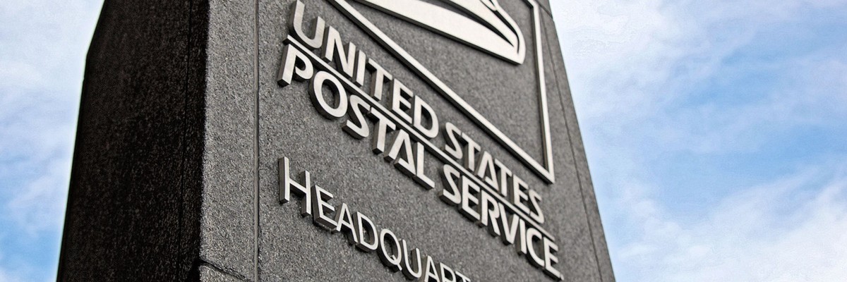 USPS headquarters sign