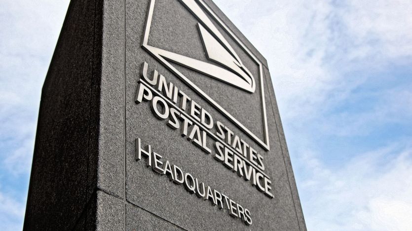 USPS headquarters sign