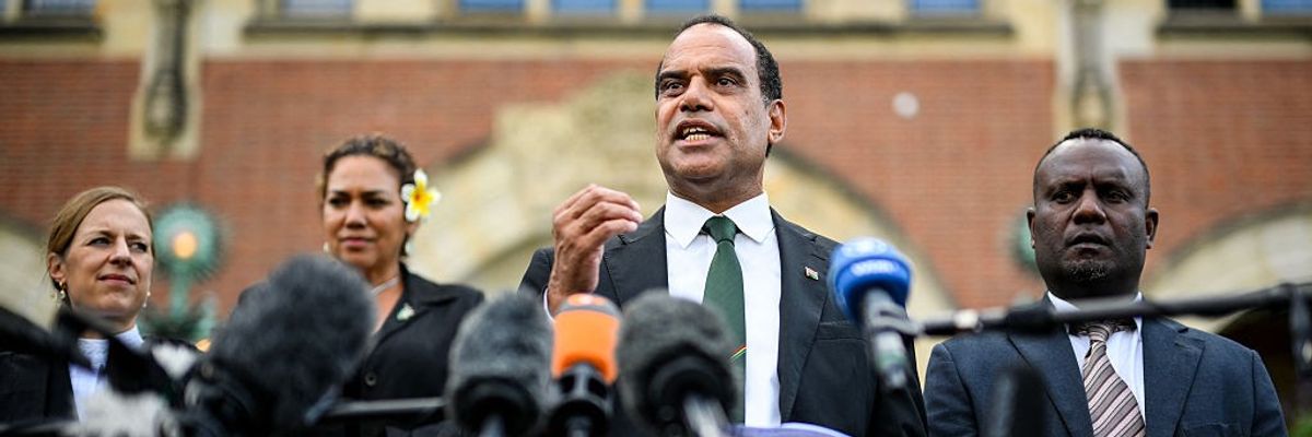 Vanuatu Climate Change Minister Ralph Regenvanu