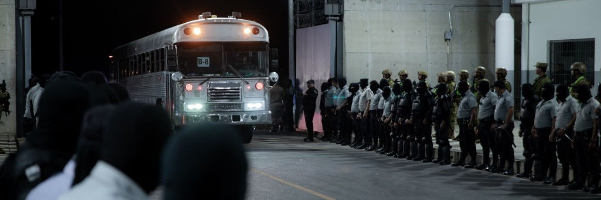 Venezuelans deported by the Trump administration arrive in El Salvador