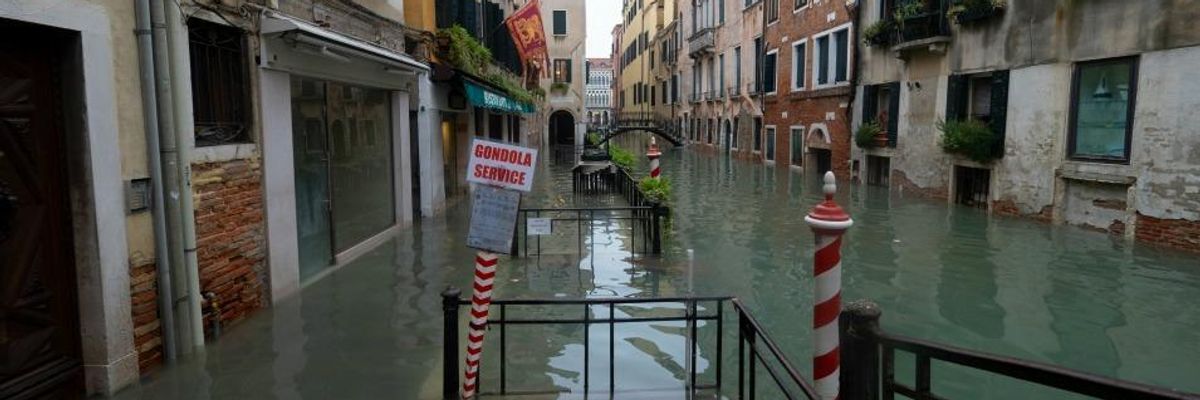 Declaring State of Emergency, Venice Mayor Blames Climate Crisis for Historic Flooding