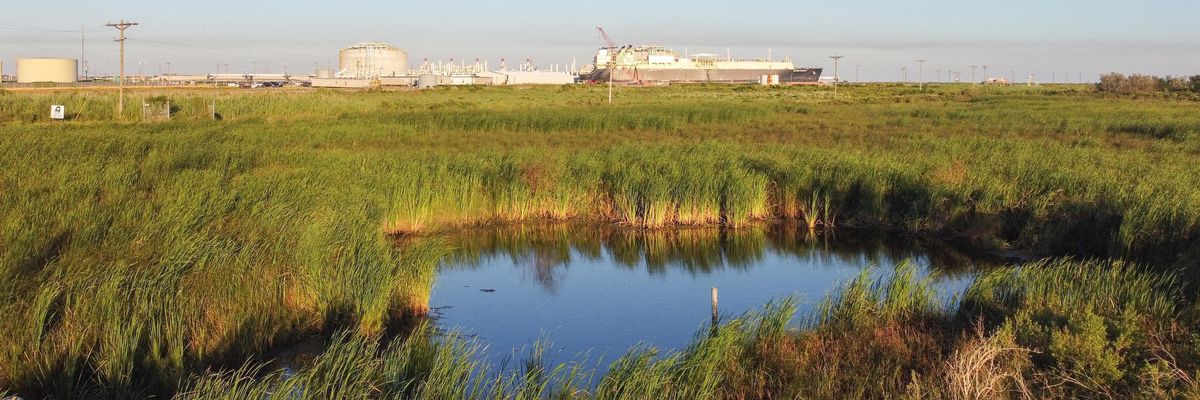 Venture Global Calcasieu Pass LNG export terminal.