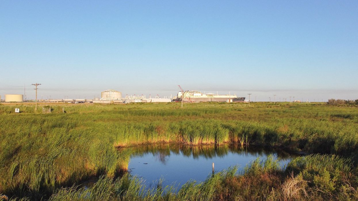 Venture Global Calcasieu Pass LNG export terminal.