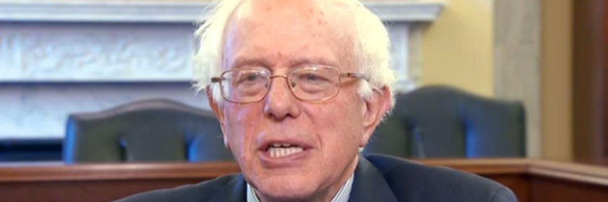 Bernie Says Don't 'Anoint' Hawkish Hillary as Nominee