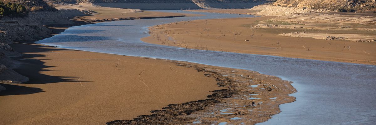 Very low water levels