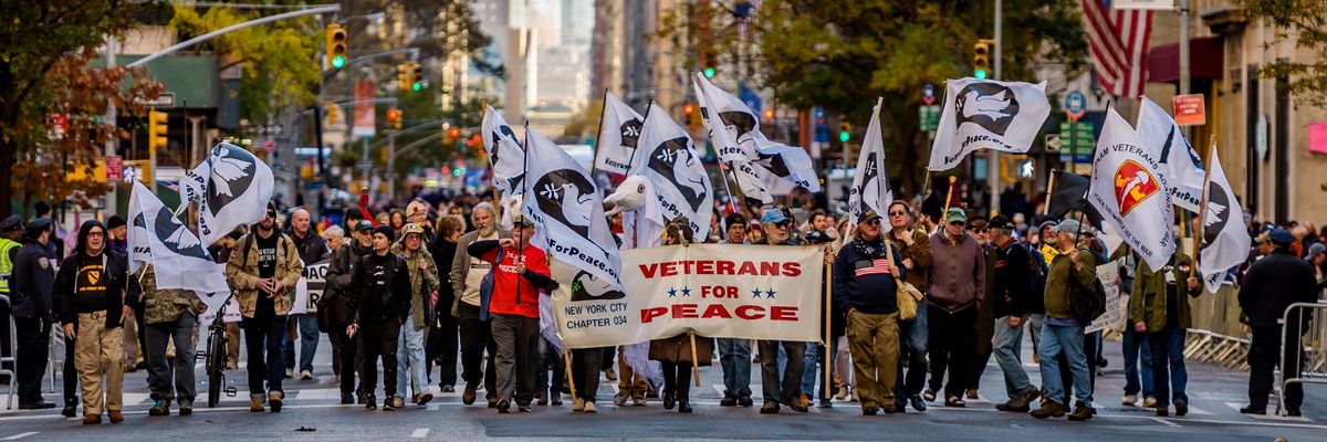 Veterans for Peace March in NYC in 2011