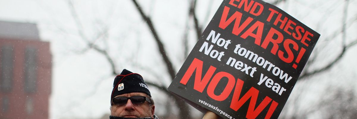 Veterans For Peace Protest Wars In Afghanistan And Iraq At White House