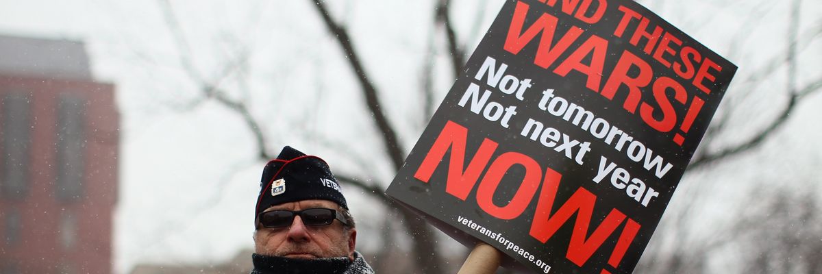 Veterans For Peace Protest Wars In Afghanistan And Iraq At White House