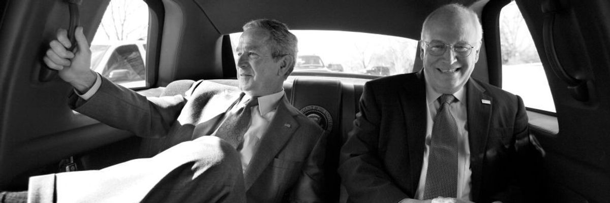 Vice President Cheney With President George W. Bush