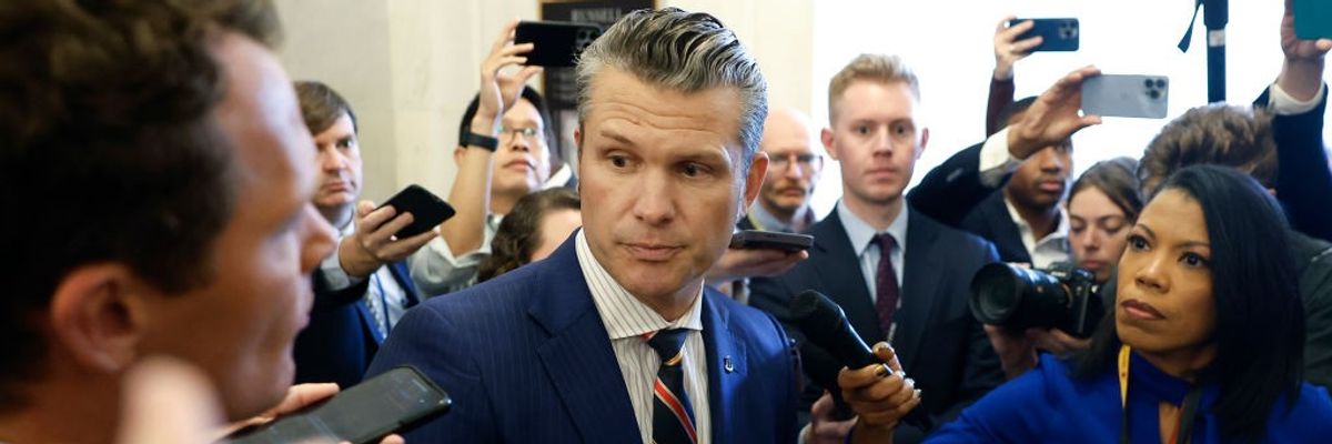 Vice President-Elect JD Vance On Capitol Hill For Lawmaker Meetings With Defense Secretary Nominee Pete Hegseth