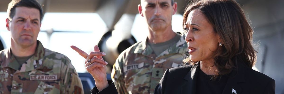 Vice President Harris Tours Areas Hard-Hit By Hurricane Helene In The Carolinas