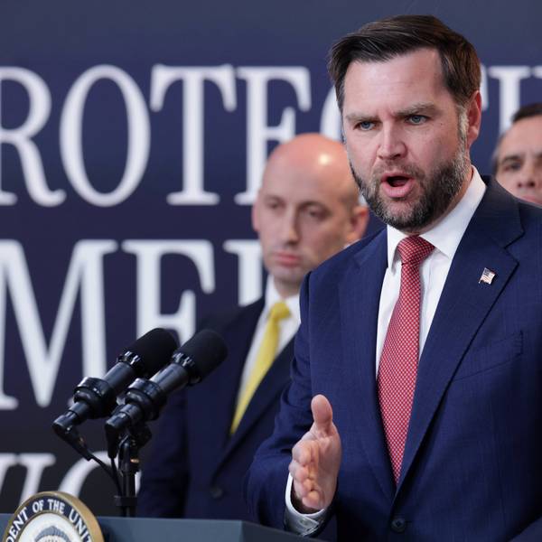 Vice President JD Vance Delivers Remarks During Fraud Task Force Press Conference