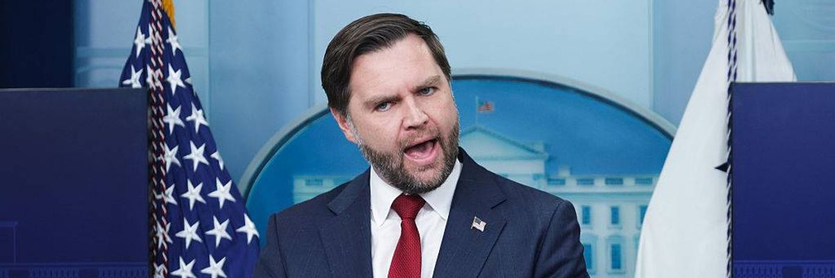 Threatening Prosecutions, JD Vance Blames 'Left-Wing' Network—Including Media—for ICE Killing