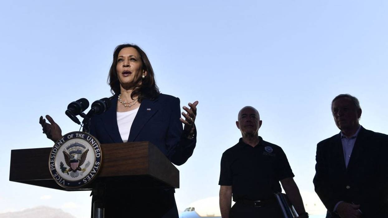 Vice President Kamala Harris speaks in El Paso