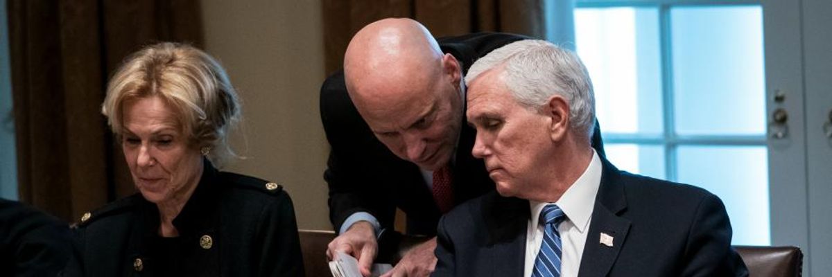 Pence Denounced for 'Grossly Negligent' Decision to Keep Campaigning Despite Exposure to Top Aide With Covid-19