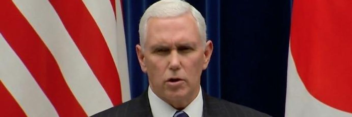 Putting Dent in Olympic Diplomacy, Pence Vows 'Most Aggressive' Sanctions Yet for North Korea