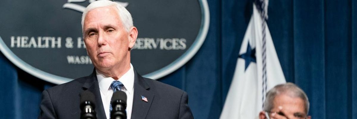 Pence Praises Texas Governor for Reopening That Fueled Massive Surge in Covid-19 Cases and Hospitalizations