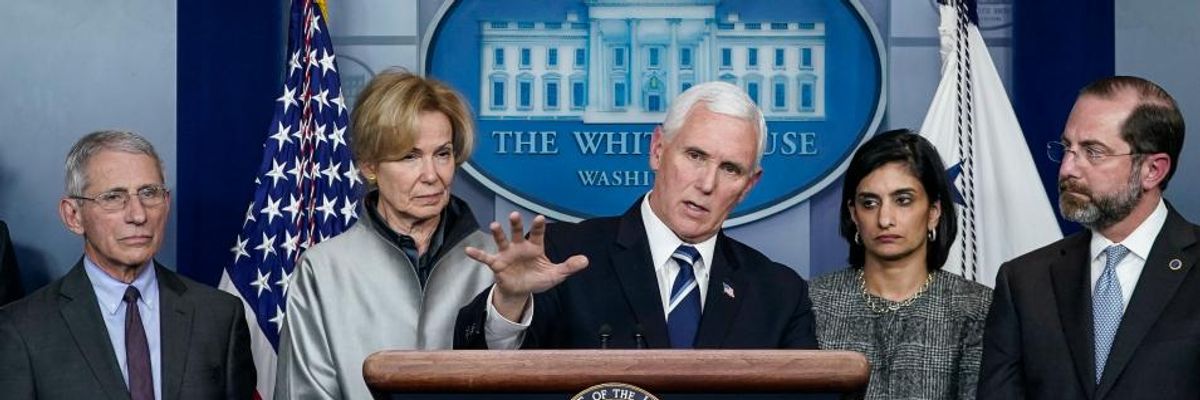 'Absolutely Outrageous': Trump White House Bars Press From Filming or Recording Coronavirus Briefing