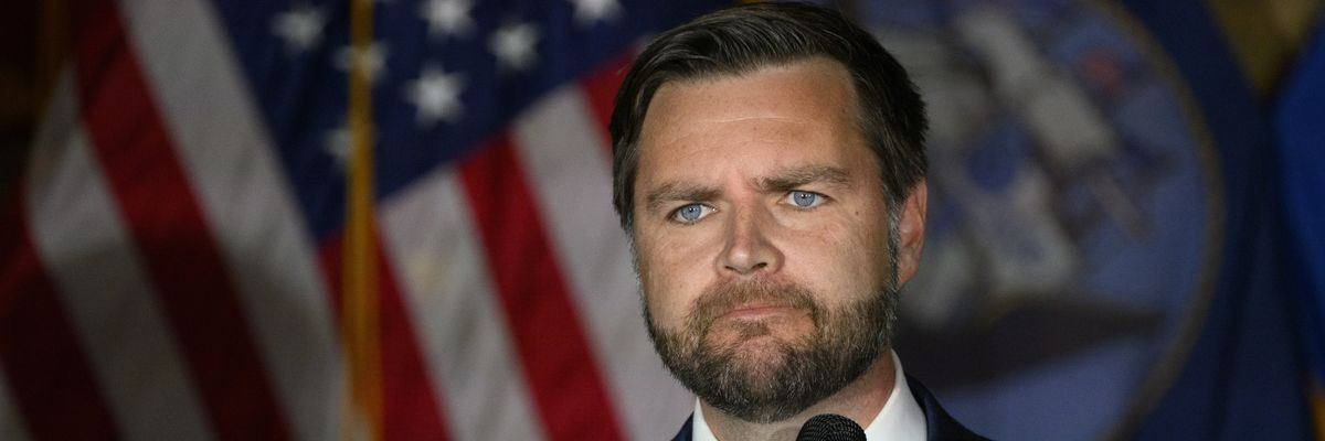 Vice Presidential Nominee Sen. JD Vance Campaigns In New Kensington, Pennsylvania