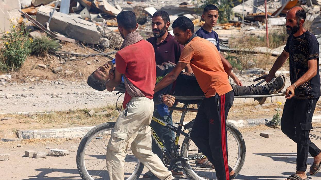 Victim near GHF site in Gaza