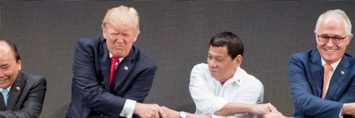 'Alpha-Male Bromance' Solidified as Trump Vows Support for 'Bloodstained' Duterte