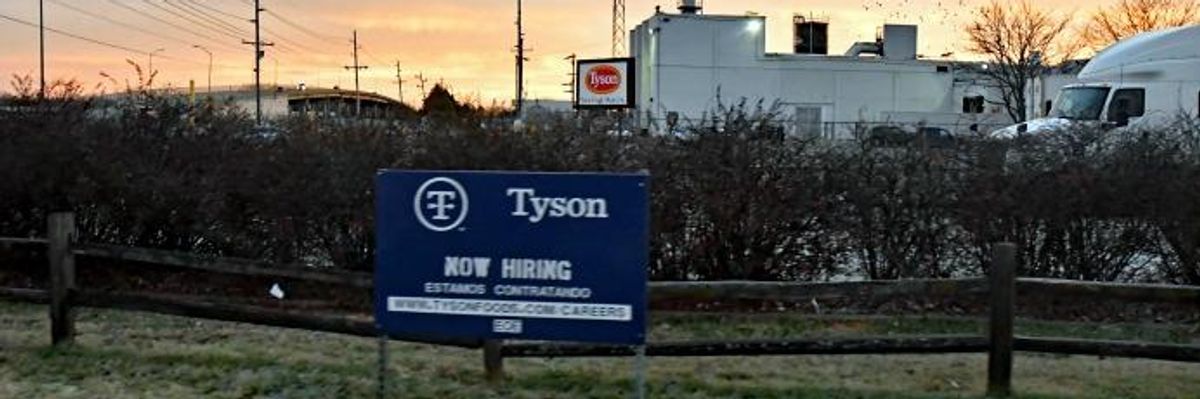Calls to Break Up 'Big Meat' as Nearly 900 Workers at Single Tyson Processing Plant Test Positive for Covid-19