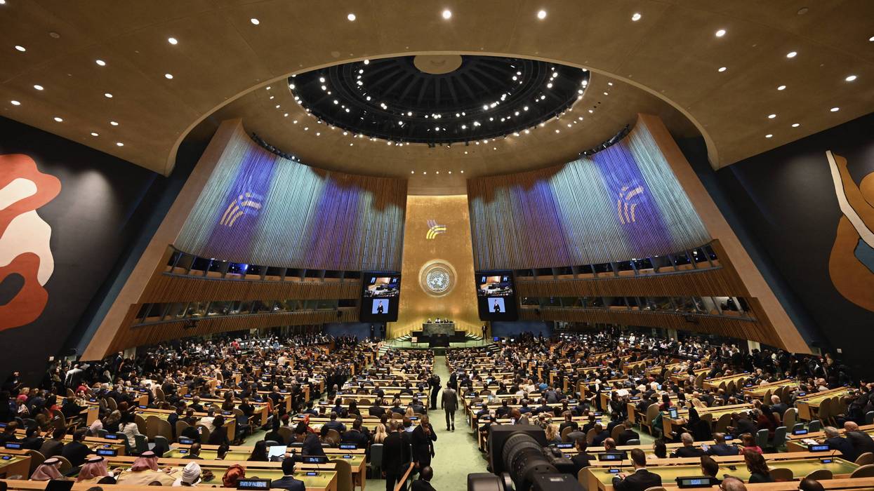 View of the UN General Assembly Hall